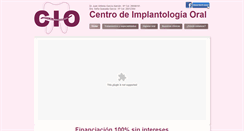 Desktop Screenshot of cioimplant.com